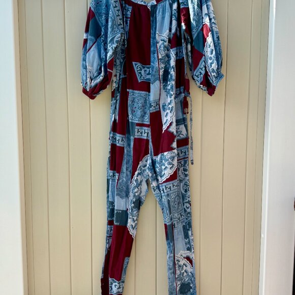 Rachel Comey Solin Jumpsuit Bordeaux Size 4 - Picture 3 of 4